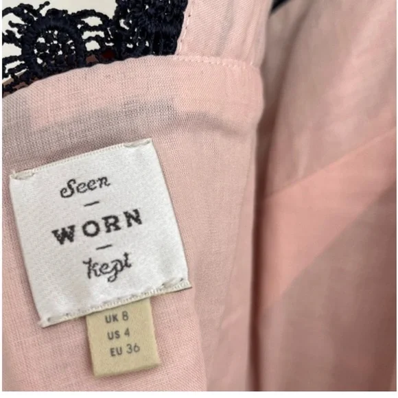 Antropologie Seen Worn Kept Lace Dress - Picture 5 of 6